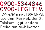 Anwalt-Ruf - schnell & legitim - 0900-5344!846